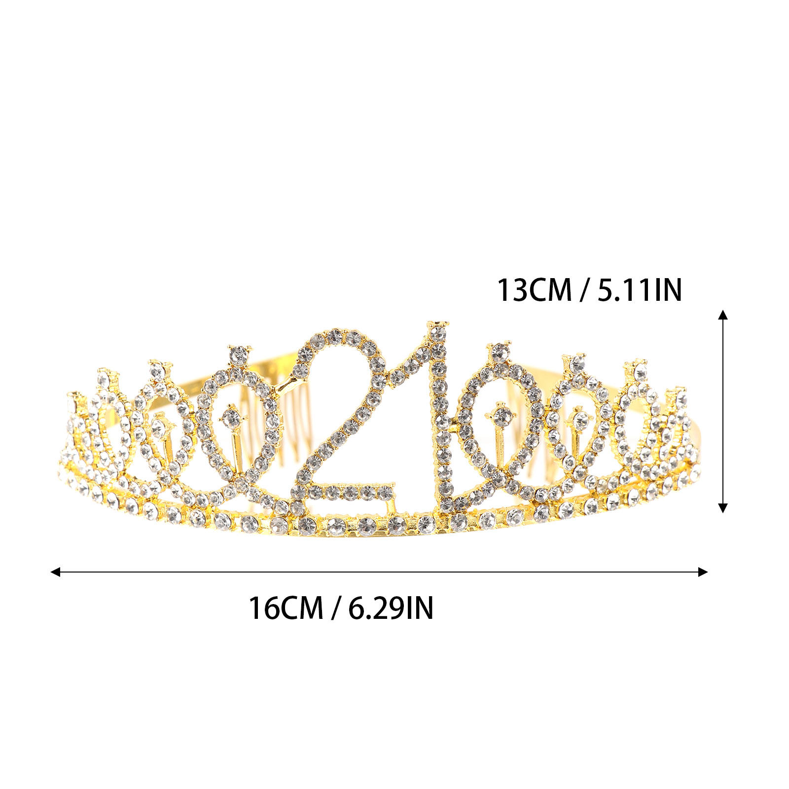 1Set Birthday Crown Sash Banne - Birthday Sash Glitter 评论和价格