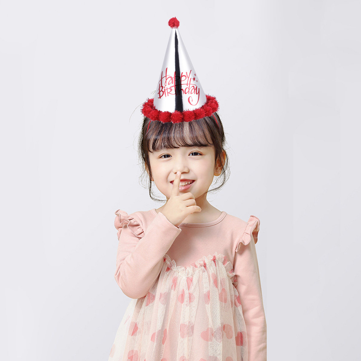 5Pcs Laser Paper Birthday Hats - Party Hat Cone 评论和价格