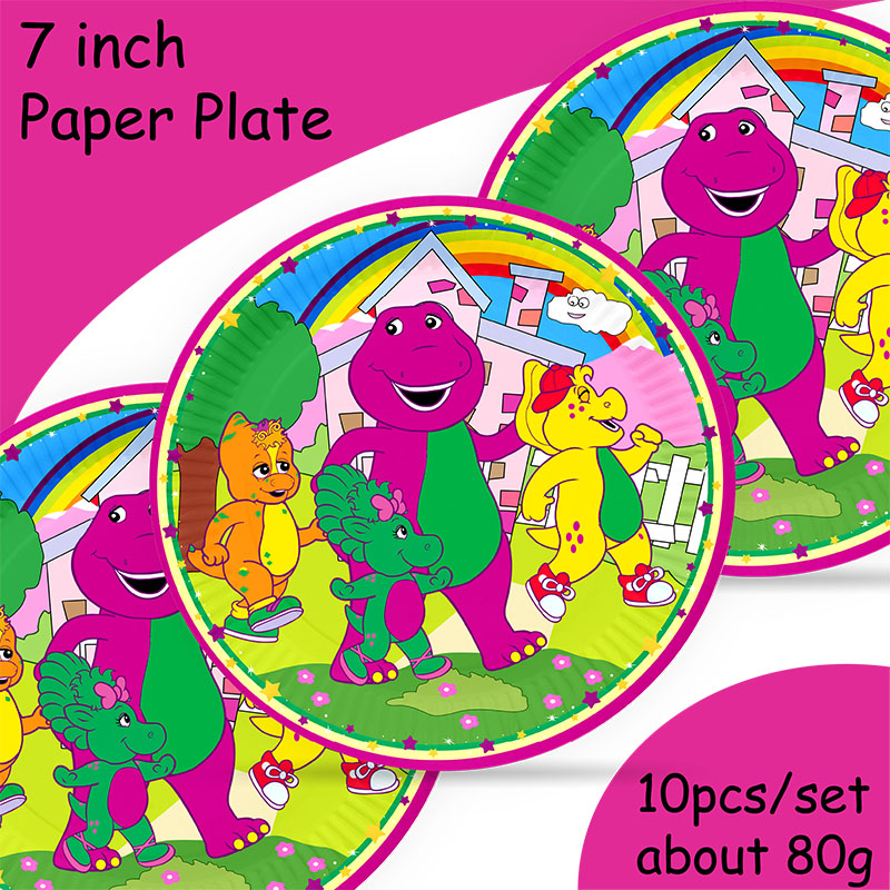 Dinosaur Barney Party Supplies - Table Cloth Disposable 评论和价格