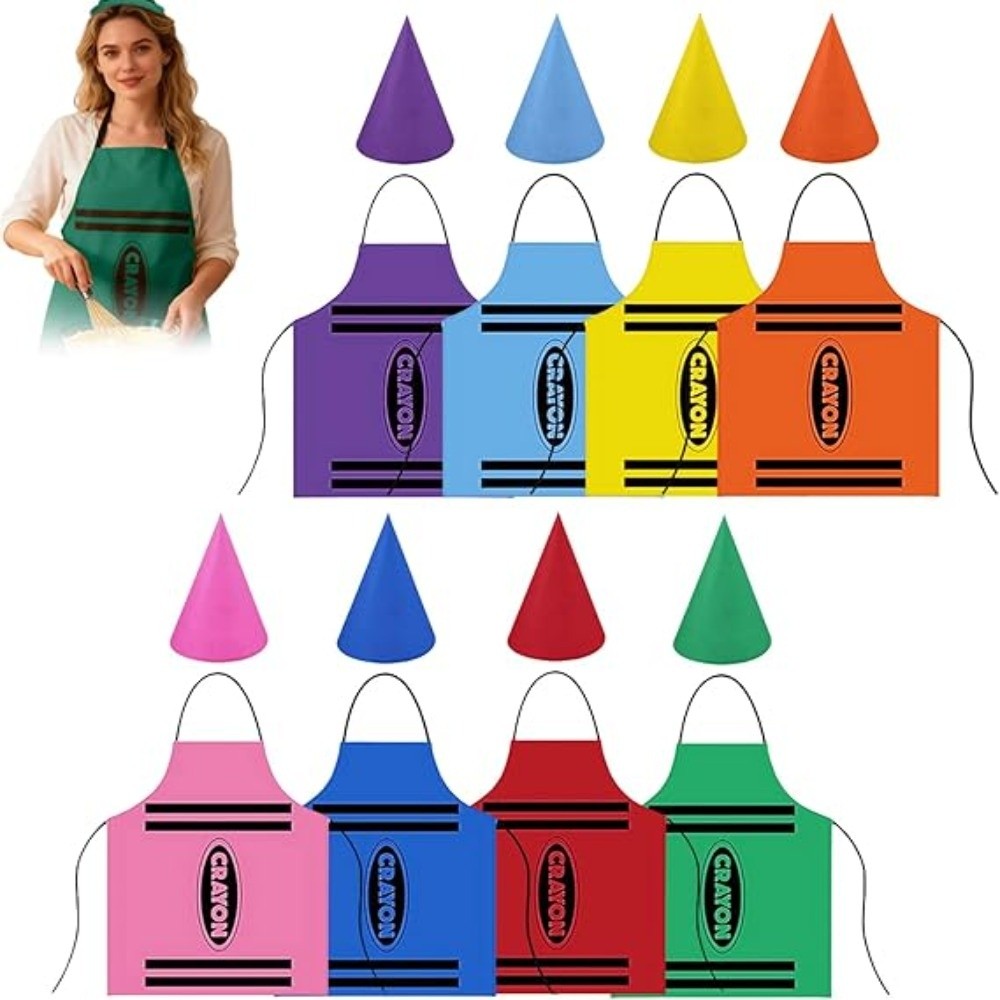 New Colorful Crayon Themed Gno - Party Hat Cone 评论和价格