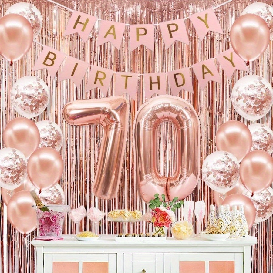 58Pc/Set 40Inch Number Foil Ba - Party Banner Gold 评论和价格