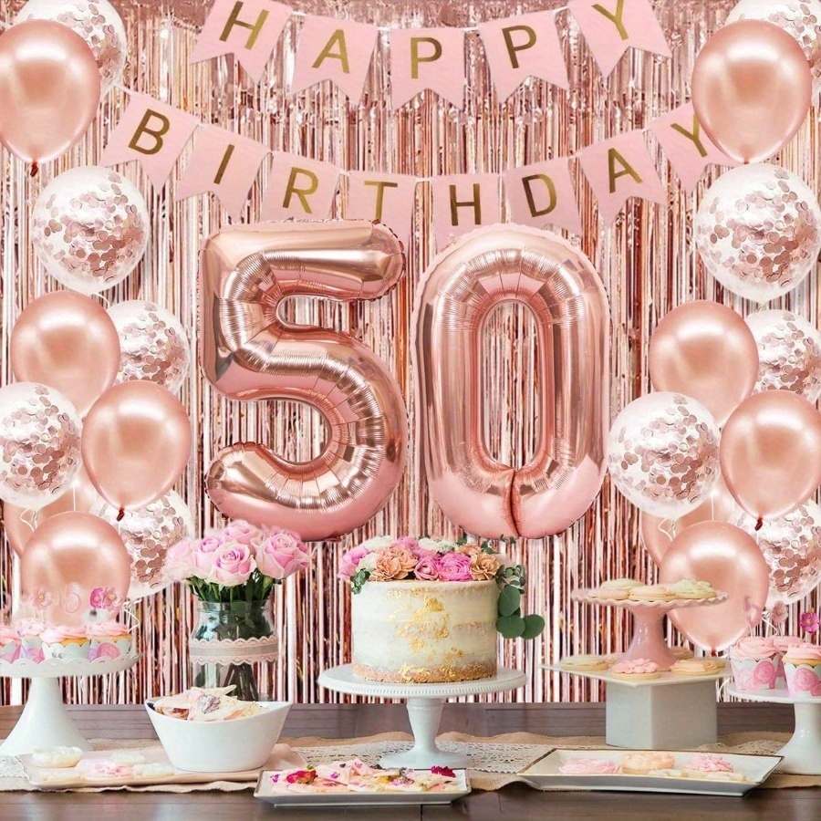 58Pc/Set 40Inch Number Foil Ba - Party Banner Gold 评论和价格