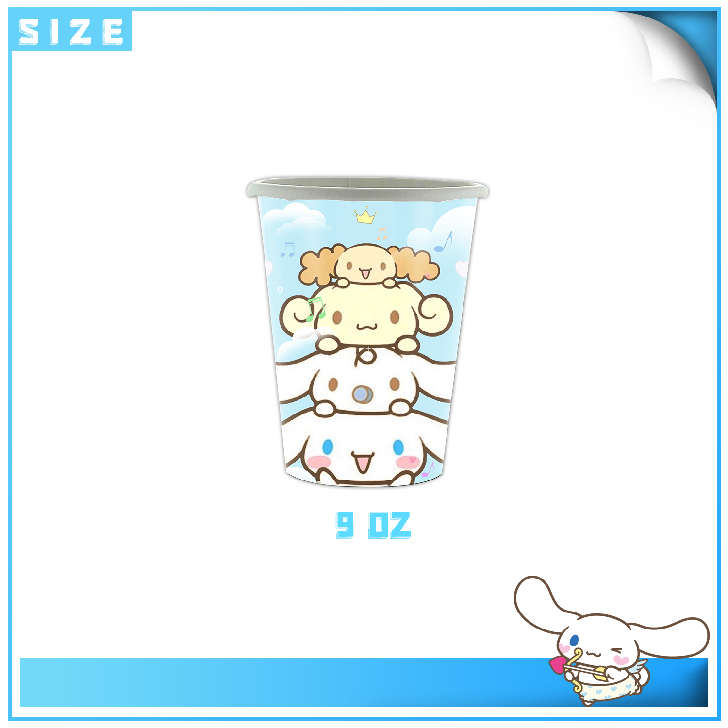 Cartoon Cinnamorolled Birthday - Table Cloth Disposable 评论和价格