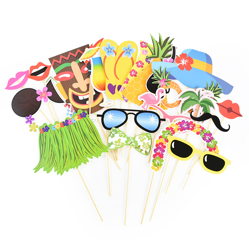 Hawaiian Party Aloha Photo Boo - Photo Booth Frame 评论和价格