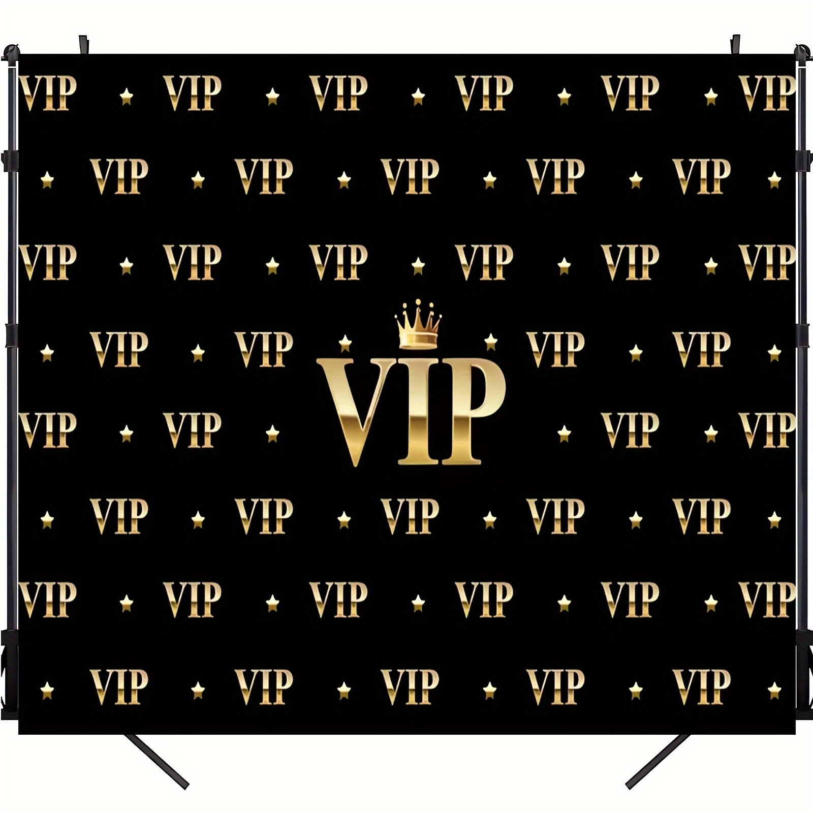 VIP Royal Crown Black Gold Tap - Party Banner Gold 评论和价格
