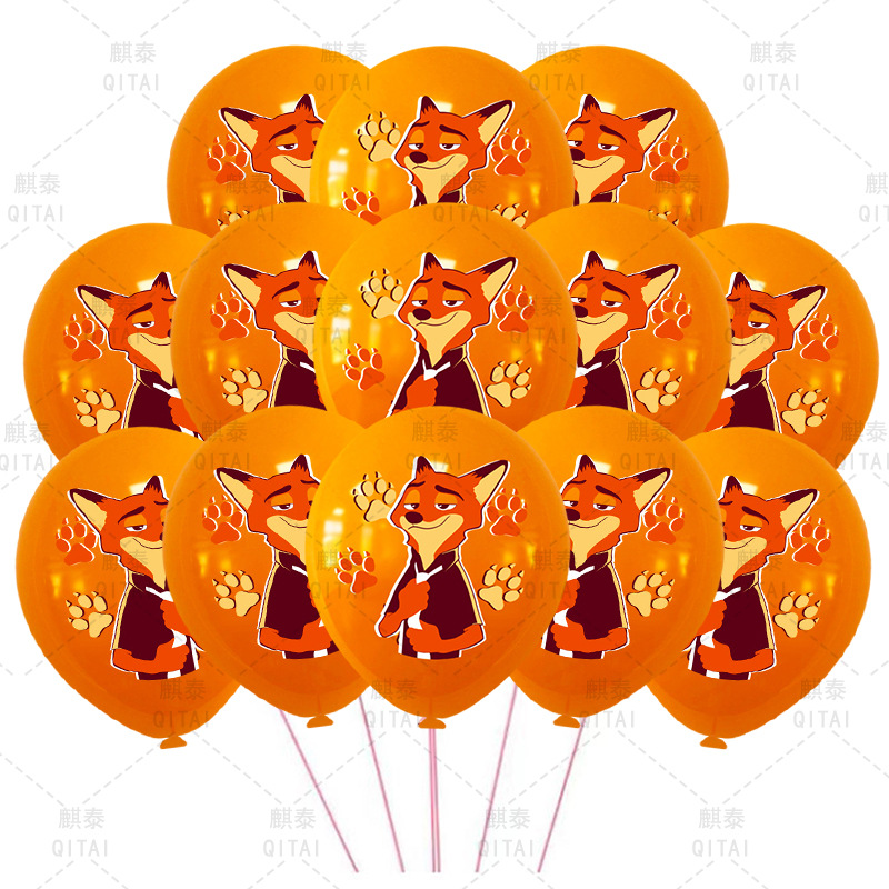 New Zootopia Balloons Wild Ani - Event Supplies 评论和价格