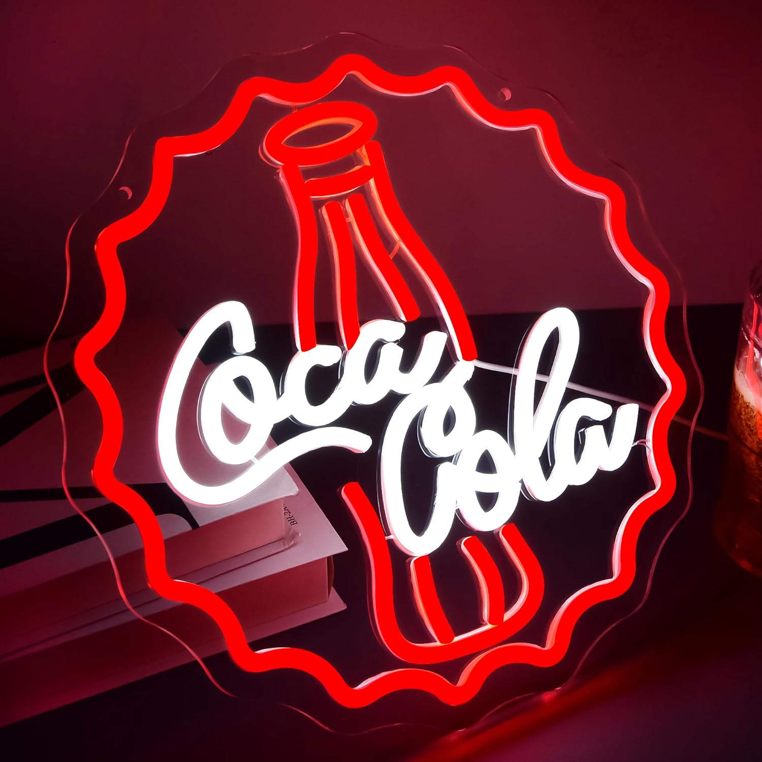 Cola Neon Sign Art Wall Light  - Neon Sign Party 评论和价格
