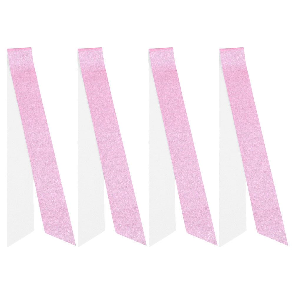 4Pcs Blank Glitter Sash DIY Sa - Birthday Sash Glitter 评论和价格