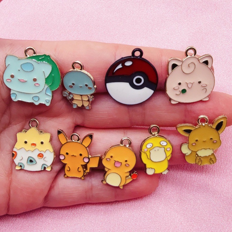 10pcs Cartoon Drip Oil Jewelry - Event Party 评论和价格