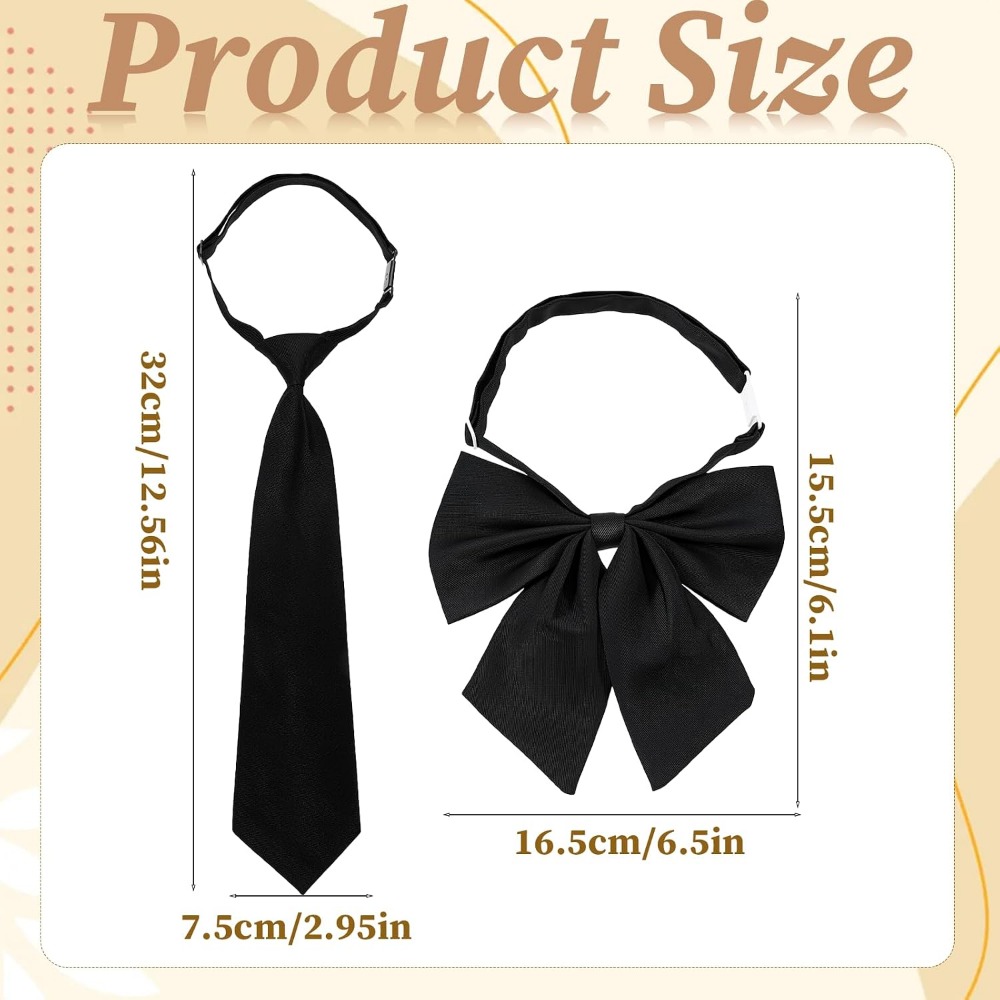 Black Bow Ties for Women, Larg - Event & Party Supply Photos 评论和价格