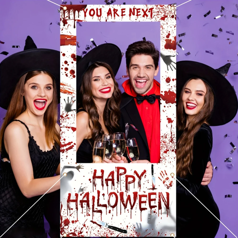 Runto Happy Halloween Photo Ba - Photo Booth Frame 评论和价格