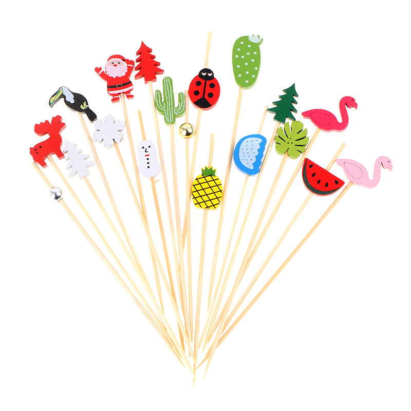50/100Pcs Star Disposable Bamb - Centerpiece Stick 评论和价格