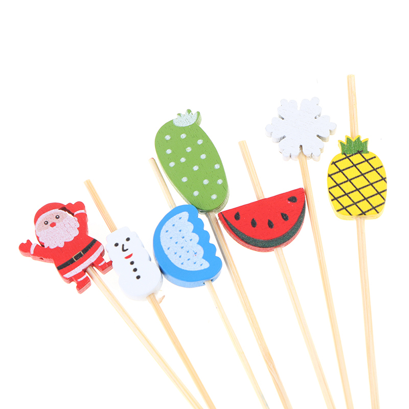 50/100Pcs Star Disposable Bamb - Centerpiece Stick 评论和价格