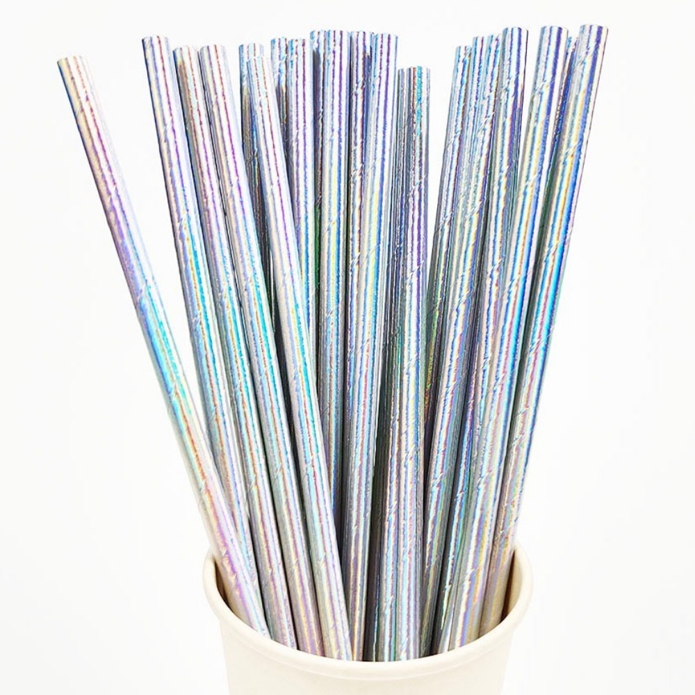25Pcs Pearlescent Bronzing Pap - Paper Straw Color 评论和价格