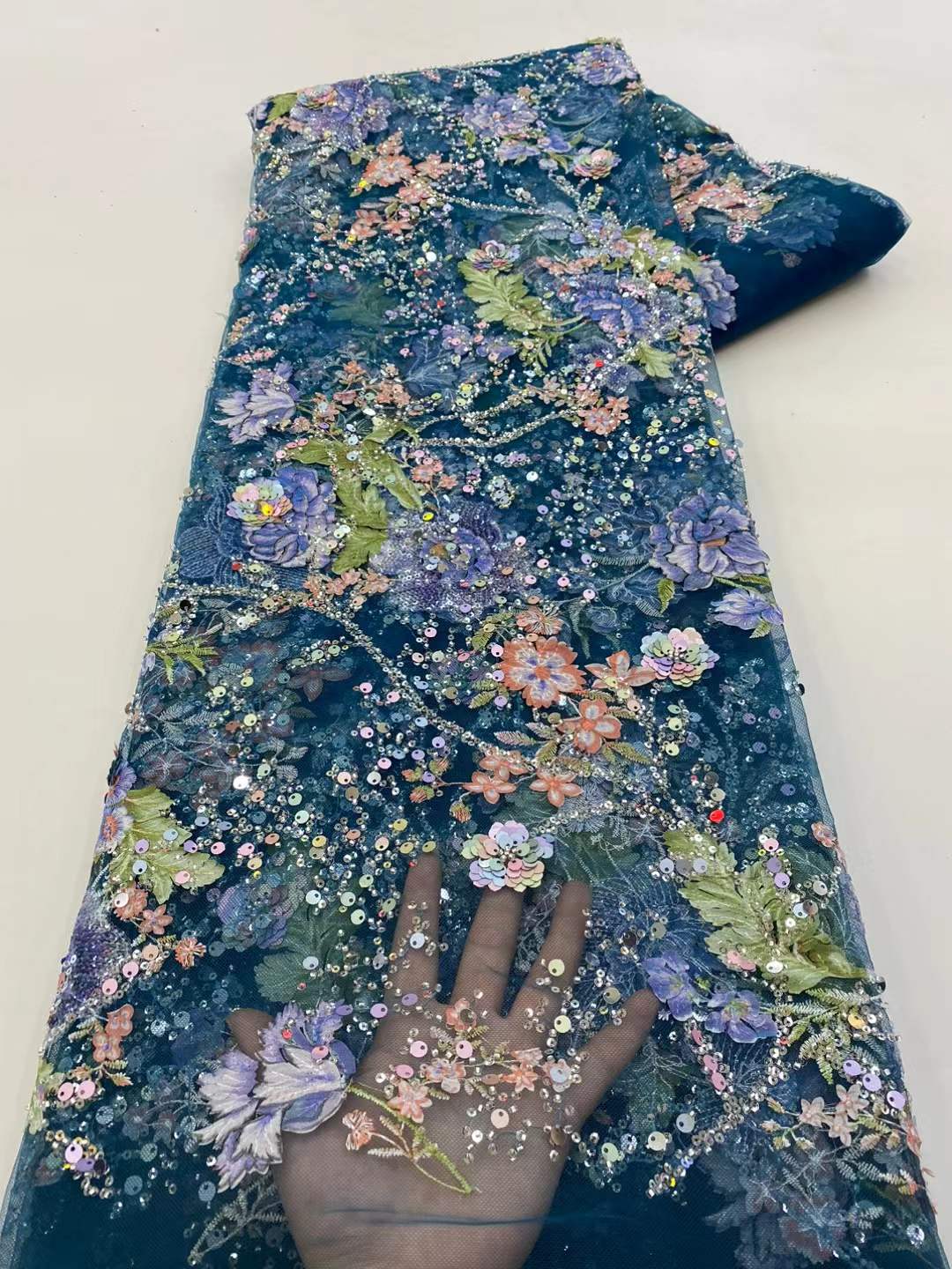 African Lace Fabric 2026 High  - Glitter Tablecloth 评论和价格