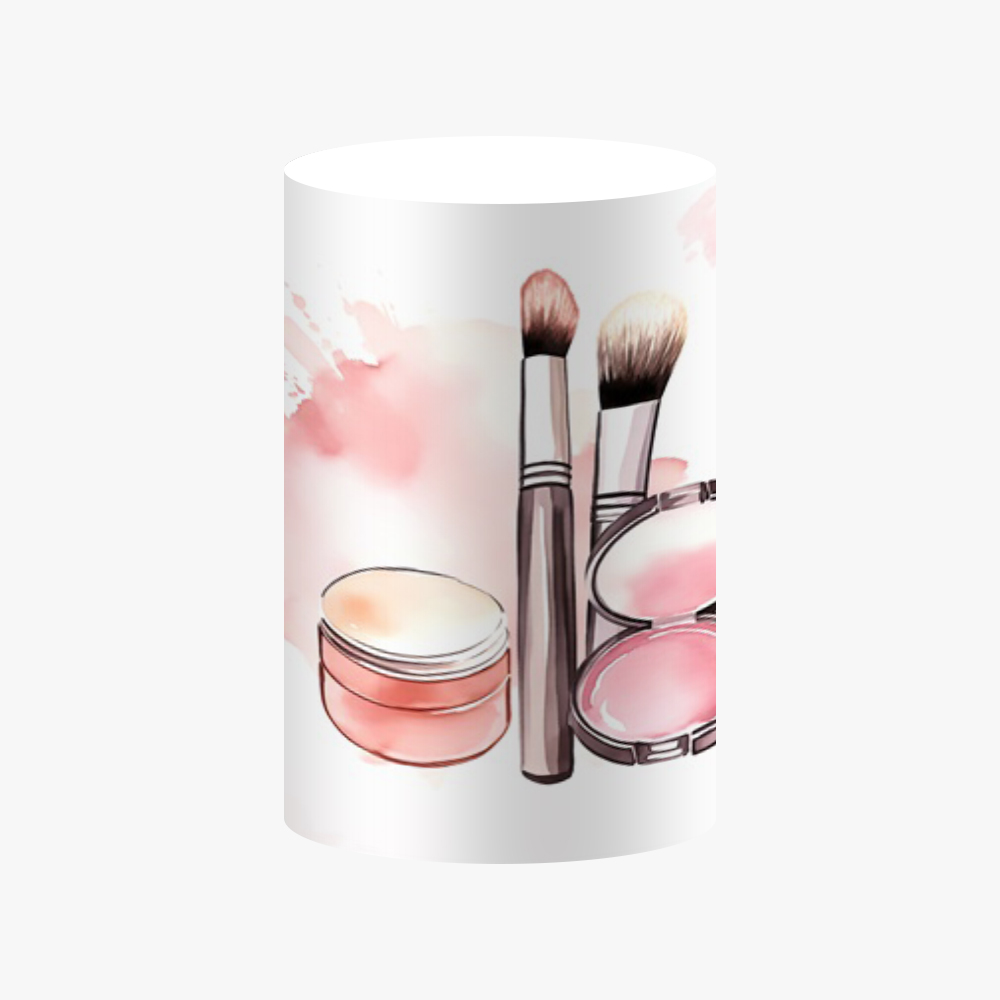 Pink Beauty Party Cylinder Bac - Dessert Table Backdrop 评论和价格