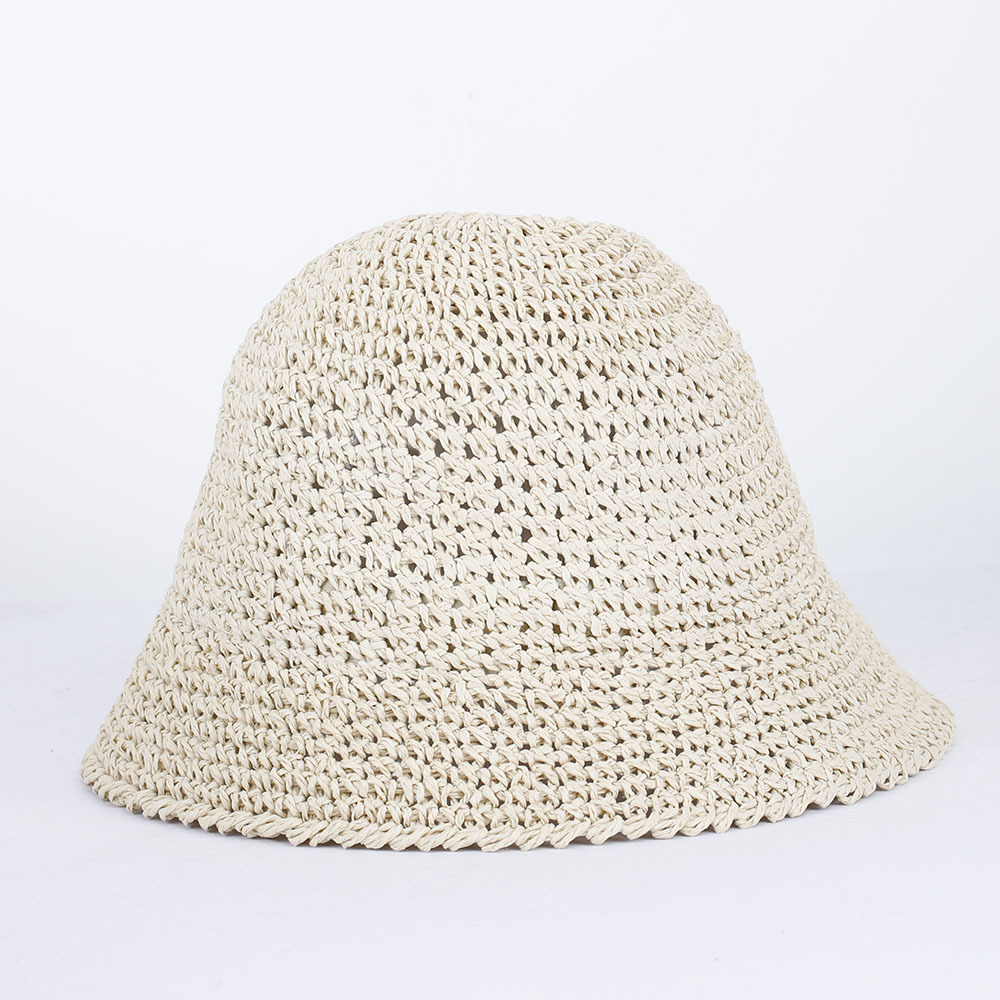 Womens Straw Sun Hat Woven Buc - Paper Straw Color 评论和价格