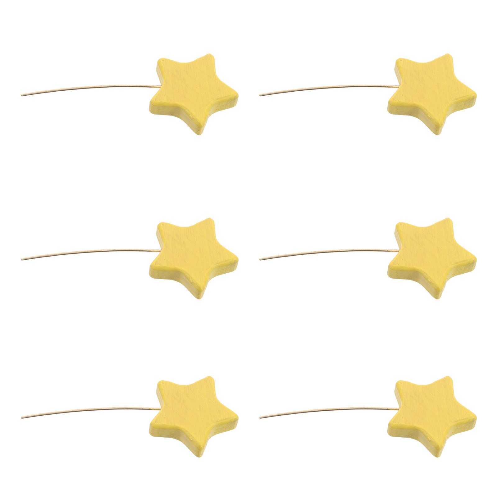 6Pcs Wooden Star Picks Mini St - Centerpiece Stick 评论和价格