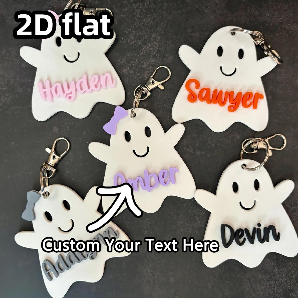 Personalized Ghost Keychain, G - Party Favor Bag 评论和价格