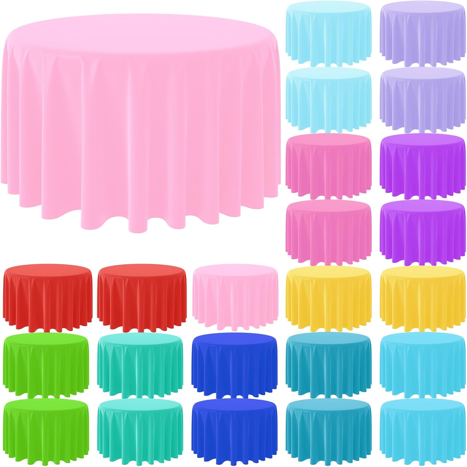 Disposable Round Solid Color T - Table Cloth Disposable 评论和价格