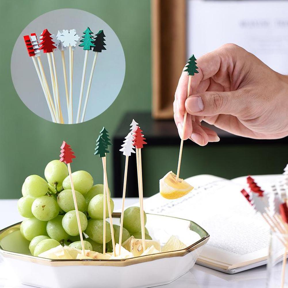50Pcs Christmas Cocktail Picks - Centerpiece Stick 评论和价格