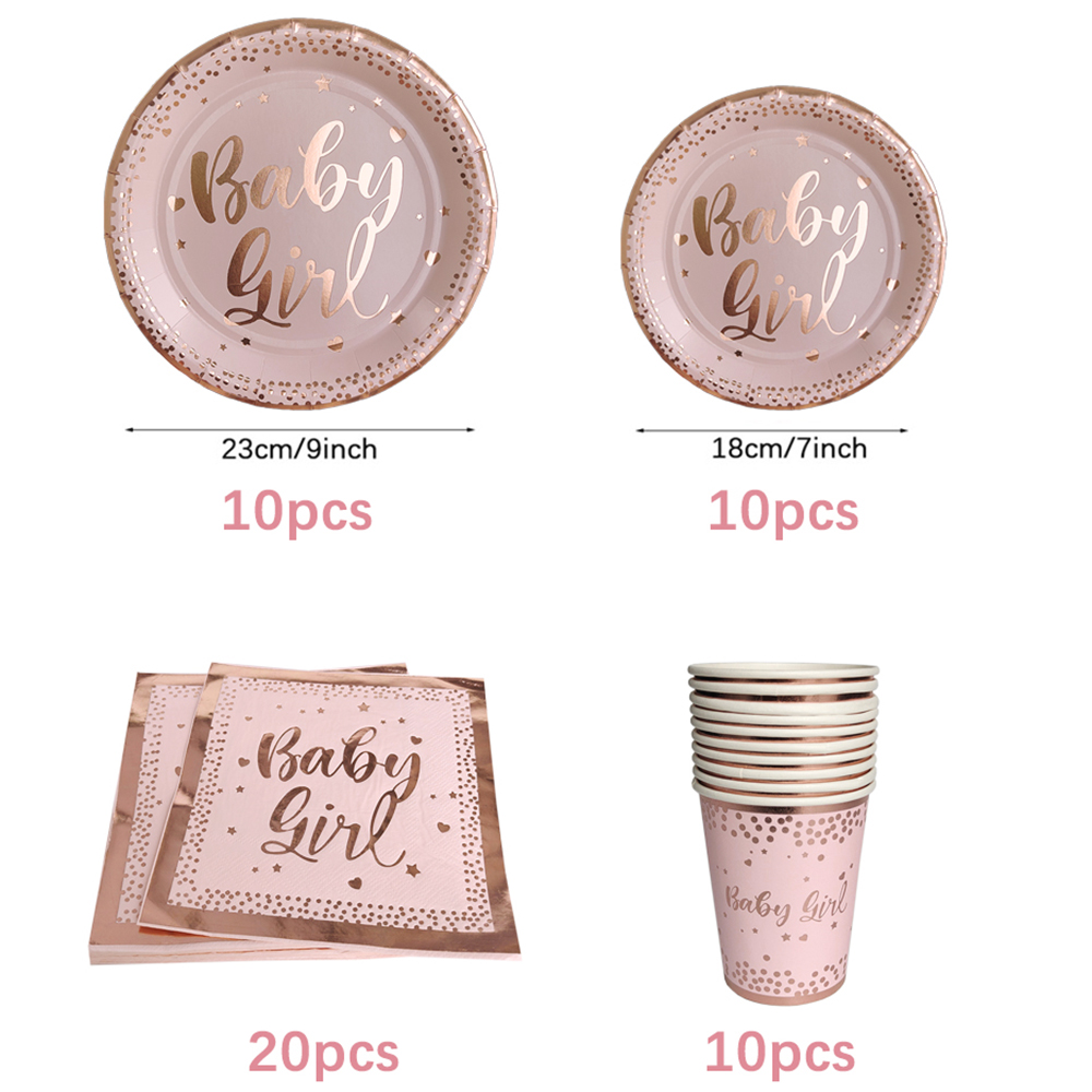 Rose Gold Party Disposable Tab - Paper Straw Color 评论和价格
