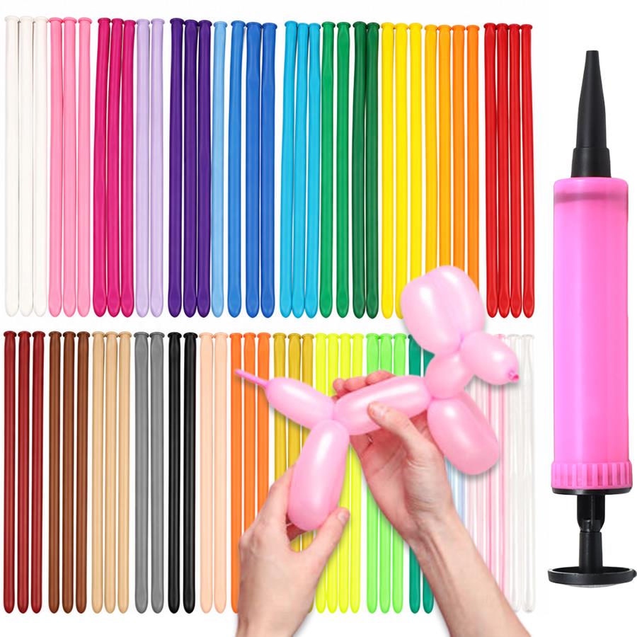 101/201pcs Long Strip Balloon  - Balloon Pump Hand 评论和价格