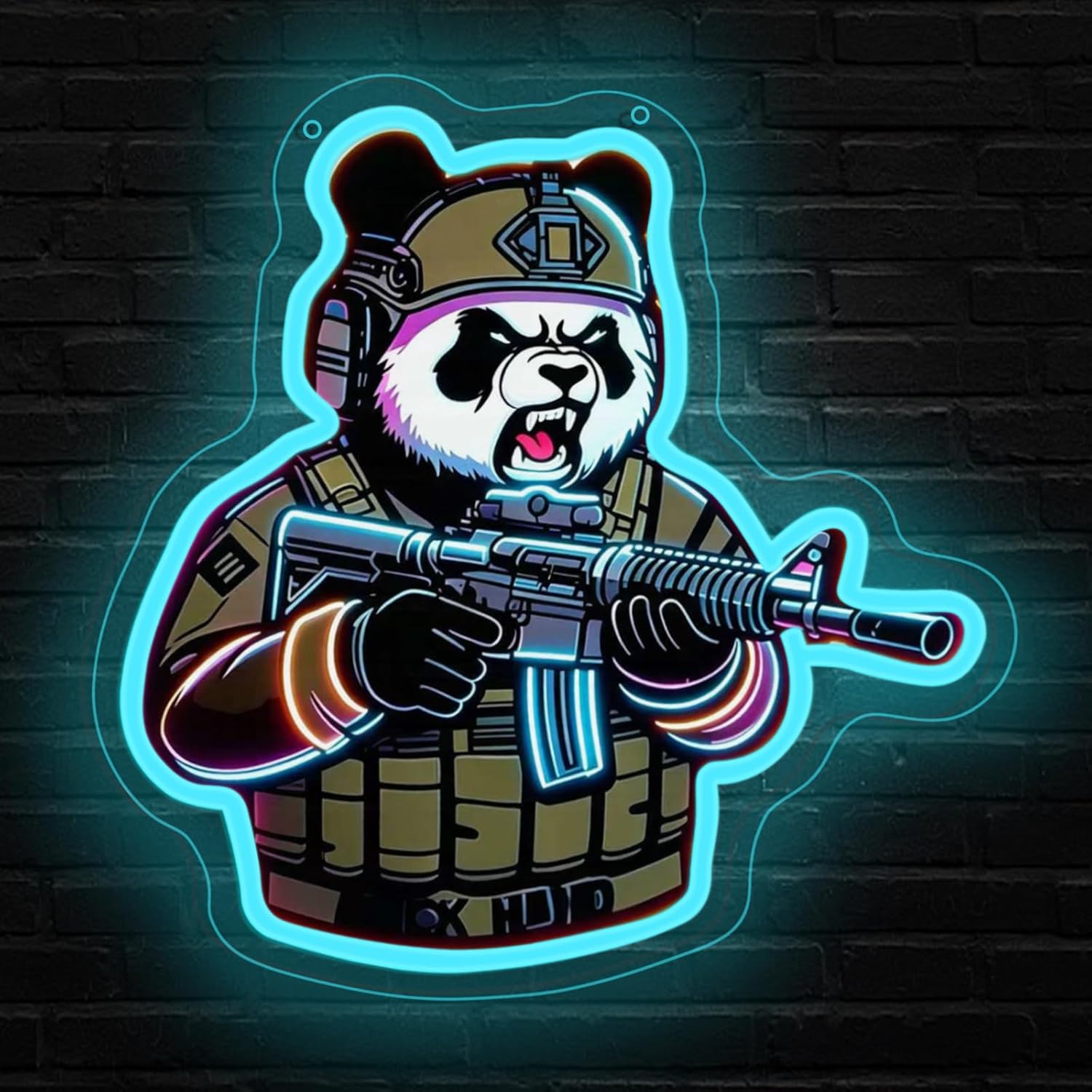 Tactical Panda Neon Sign USB P - Neon Sign Party 评论和价格