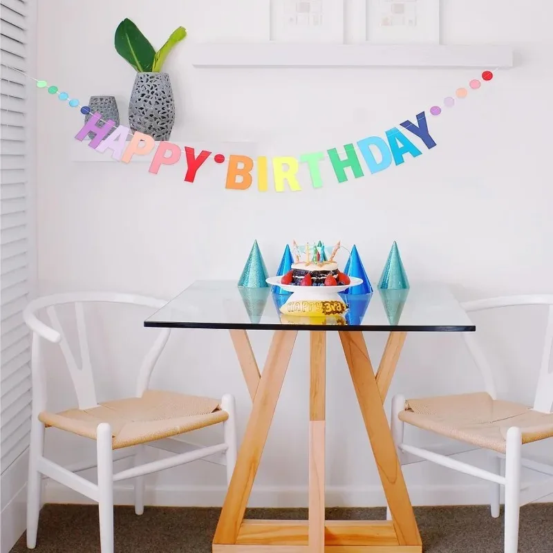 Adult,Kids,Girl,Women Happy Fo - Party Banner Gold 评论和价格