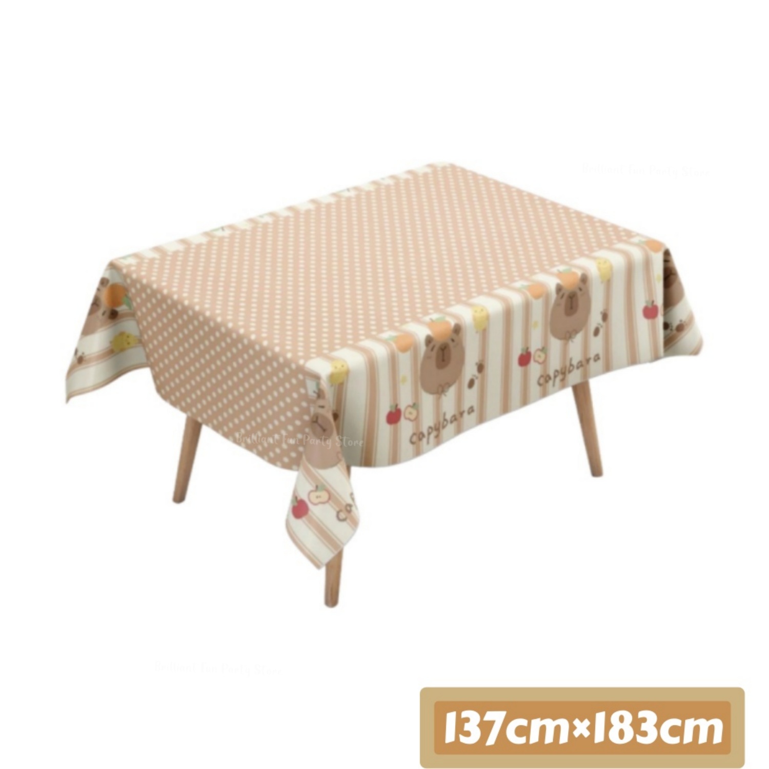 Cute Capybara Tablecloth for K - Table Cloth Disposable 评论和价格